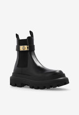 Dolce & Gabbana Leather Chelsea Boots Black CT1002 AB640-80999
