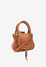Chloé Small Marcie Calf Leather Bag Brown CHC22AS628 I31-25M