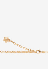 Versace Medusa Face Charm Necklace Gold 1012751 1A00620-3J000