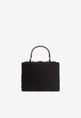Dolce & Gabbana Crystal Embellished Dolce Box Handbag Black BB5970 AR441-8S485