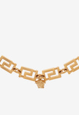 Greca Medusa Pendant Necklace