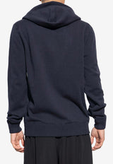 Dolce & Gabbana Logo Plaque Hooded Sweatshirt Navy  GXO33T JEMQ3-B1622