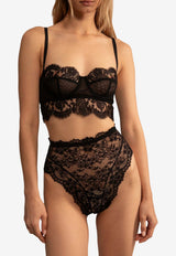 Dolce & Gabbana Underwire Lace Bra Black O1F40T ONO68-N0000