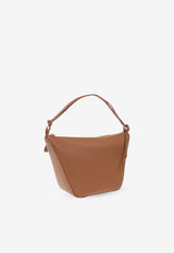 Loewe Mini Hammock Leather Hobo Bag Brown A538G13X01 0-TAN