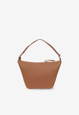 Loewe Mini Hammock Leather Hobo Bag Brown A538G13X01 0-TAN
