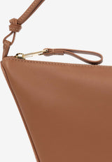 Loewe Mini Hammock Leather Hobo Bag Brown A538G13X01 0-TAN