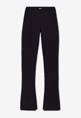 Off-White OFF Stamped Flared Pants Black OWCD023C99 JER001-1001