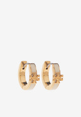 Tory Burch Kira Enamel Hoop Earrings Gold 155515 0-701