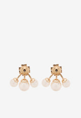 Tory Burch Moondance Pearl Stud Earrings Gold 153672 0-700