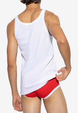 Dolce & Gabbana Logo Label Tank Top White M8C19J ONN96-W0800