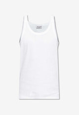 Dolce & Gabbana Logo Label Tank Top White M8C19J ONN96-W0800