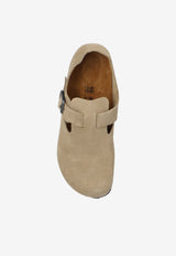 Birkenstock London Suede Flats Taupe 1010504 0-TAUPE