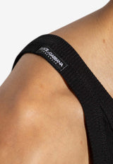 Dolce & Gabbana Logo Label Tank Top Black M8C19J ONN96-N0000
