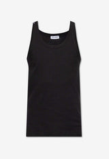 Dolce & Gabbana Logo Label Tank Top Black M8C19J ONN96-N0000