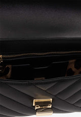 Dolce & Gabbana Lop Quilted Leather Shoulder Bag Black BB7487 AD155-80999