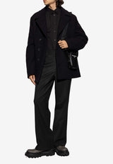 Dolce & Gabbana Long-Sleeved Classic Shirt Black G5EJ0T GG826-N0000