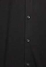 Dolce & Gabbana Long-Sleeved Classic Shirt Black G5EJ0T GG826-N0000