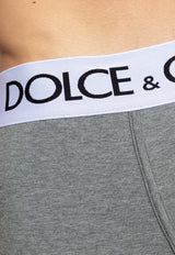 Dolce & Gabbana Logo Waistband Boxers Gray M4B97J ONN97-S8291