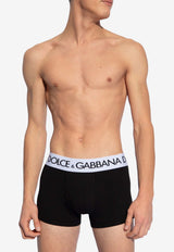 Dolce & Gabbana Logo Waistband Boxers Black M4B97J ONN97-N0000