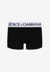 Dolce & Gabbana Logo Waistband Boxers Black M4B97J ONN97-N0000