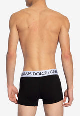 Dolce & Gabbana Logo Waistband Boxers Black M4B97J ONN97-N0000