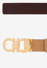 Ferragamo Reversible Gancini Leather Belt Beige 230294 DONNA H 25 771067-LIGHT CAMEL