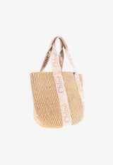 Chloé Woody Large Basket Bag Beige CHC23AS380 L18-26Y