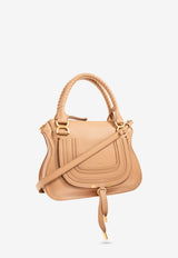 Chloé Medium Marcie Leather Shoulder Bag Beige CHC22AS660 I31-26X