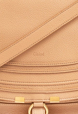 Chloé Medium Marcie Leather Shoulder Bag Beige CHC22AS660 I31-26X