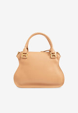 Chloé Medium Marcie Leather Shoulder Bag Beige CHC22AS660 I31-26X