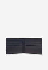 Dolce & Gabbana Logo Print Leather Wallet Navy BP1321 AN244-HBII7