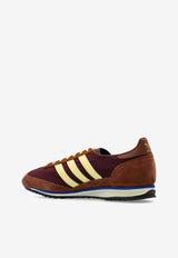 Adidas Originals SL 72 Nylon and Suede Sneakers Brown IE3425 M-MAROON ALMYEL PREBRN