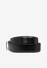 Ferragamo Double-Sided Leather Belt Black 67A037 DOUBLE ADJUS 776302-NERO