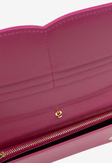 Dolce & Gabbana DG Logo Leather Crossbody Bag Pink BI3279 AG081-80441