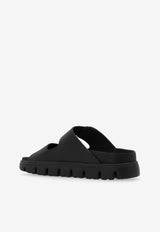 Birkenstock Arizona Chunky Platform Slides Black 1024565 0-BLACK