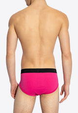 Tom Ford Logo Waistband Briefs Pink T4LC11040 0-672