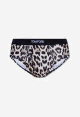 Tom Ford Leopard Print Briefs Multicolor T4LC11720 0-278