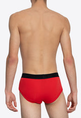 Tom Ford Logo Waistband Briefs Red T4LC11040 0-632