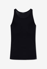Tom Ford Ribbed Sleeveless T-shirt Black T4D101210 0-002