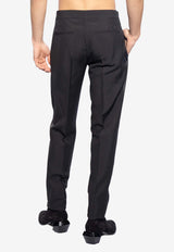Pleat-Front Tailored Pants