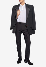 Pleat-Front Tailored Pants