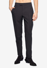 Pleat-Front Tailored Pants