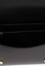 Dolce & Gabbana Embossed DG Logo Leather Shoulder Bag Black BB7516 AW576-80999
