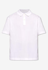 Givenchy Logo Embroidered Polo T-shirt White BM71K R3YCD-100