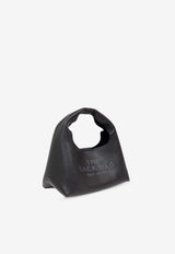 Marc Jacobs Mini Sack Leather Shoulder Bag Black 2F3HSH020H01 0-990