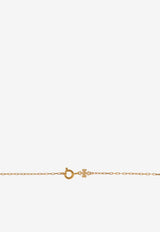 Tory Burch Forget Me Not Kira Logo Charm Necklace Gold 157985 0-720