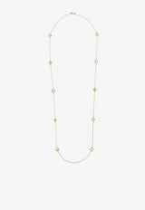 Tory Burch Forget Me Not Kira Logo Charm Necklace Gold 157985 0-720