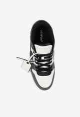 Off-White Out Of Office Leather Low-Top Sneakers Gray OMIA189C99 LEA013-0710