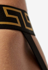 Versace Barocco Jacquard Jockstraps Yellow 1001382 1A11188-5B010