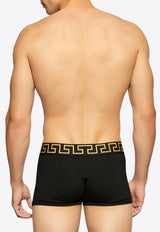 Versace Greca Border Boxers - Set of 3 Black AU10326 1A10011-A80G